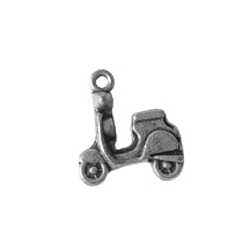 Metallanhänger Vespa/Roller 18mm silber